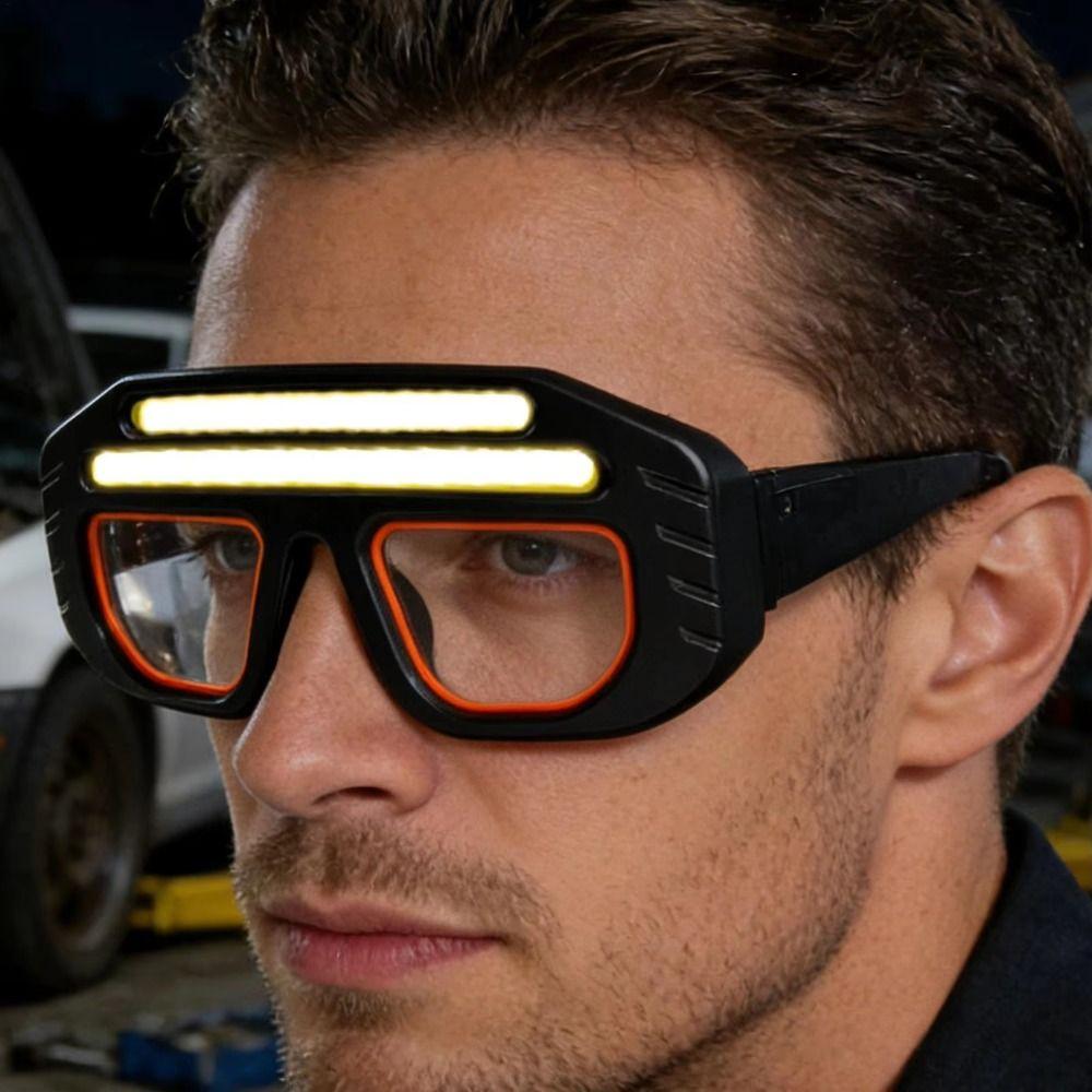 Multi-functional Headlamp Type-C Charging LED Flashlight Eyeglass Lamp for 800mah Fixing Thin