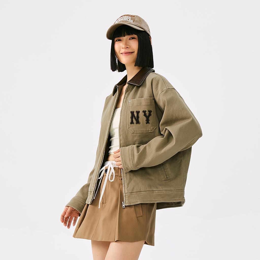 New MLB New York Yankees Basic Collection 25FW Baseball Jacket Unisex 3AJPB0154-50BGD