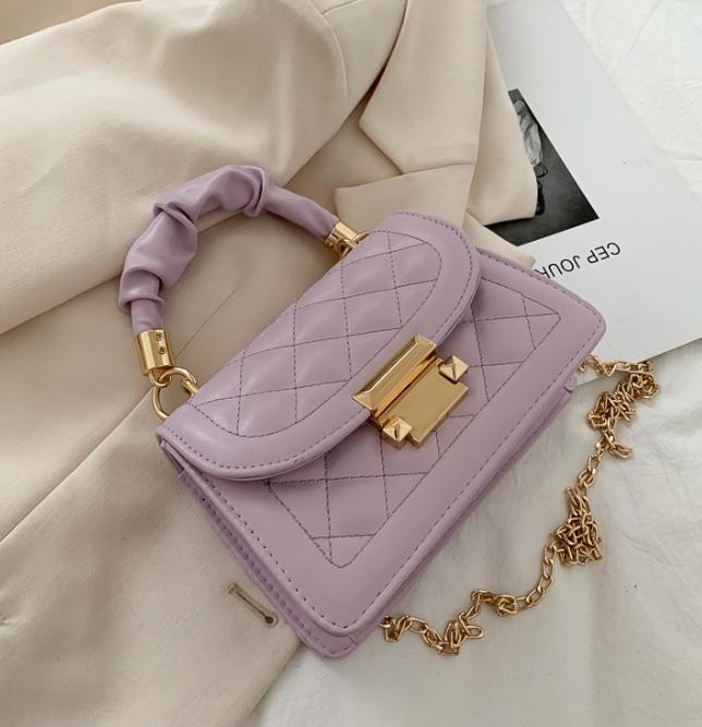 Ladies' handbag popular Korean fashion chain crossbody, internet celebrity handbag, small square bag