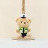Delightful Bear Plush Keychain In Policeman And Firefighter Styles For Ages All