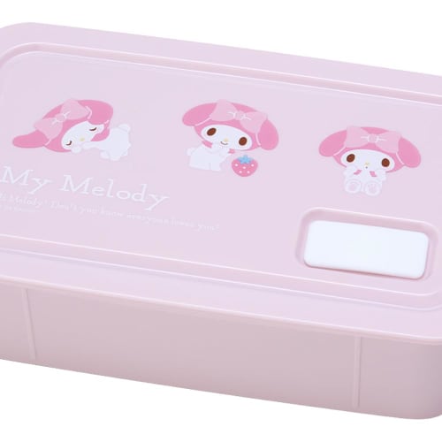 Sanrio My Melody Lunch Box, 5 X 18 X 9.5 Cm, Perfect for New Life, Lunch Goods, Character, 292656