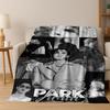 3D JIMIN Solo KPOP Singer Flannel Blanket,Warm and Cozy Soft Throw Blanket for Home Bedroom Bed Sofa Picnic Office Cover Gift