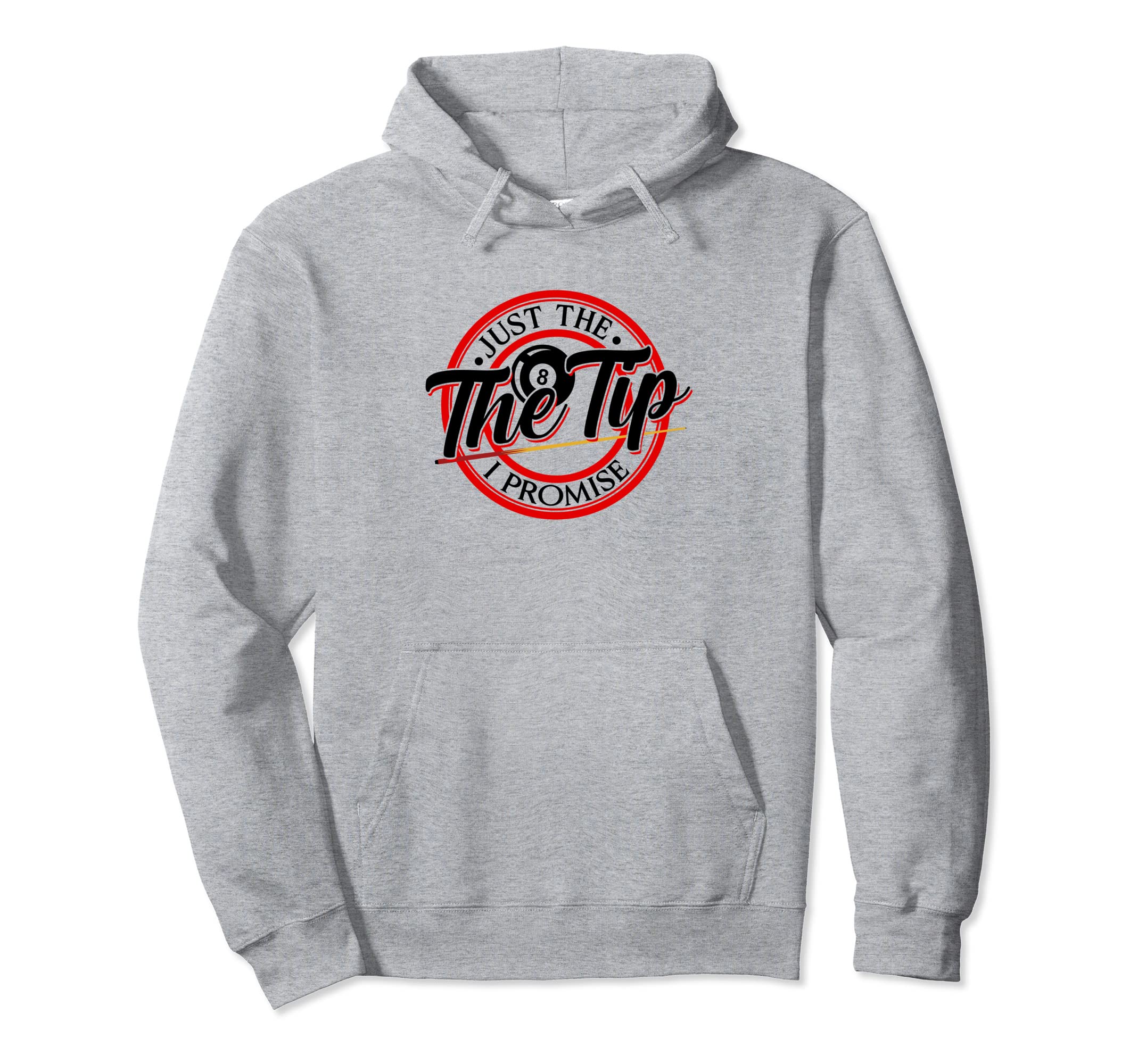 

Just The Tip I Promise Billiards Pool Snooker Player Cue Hoodie серый