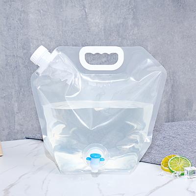 Πτυσσόμενη σακούλα νερού 5L/10L Φιλική προς το περιβάλλον επαναχρησιμοποιήσιμη φορητή Κομψή αναδιπλούμενη δεξαμενή νερού για πεζοπορία