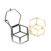 Geometrische Klare Glas Schmuckschatulle Schmuck Aufbewahrungs Halter Ringbox Zubehör