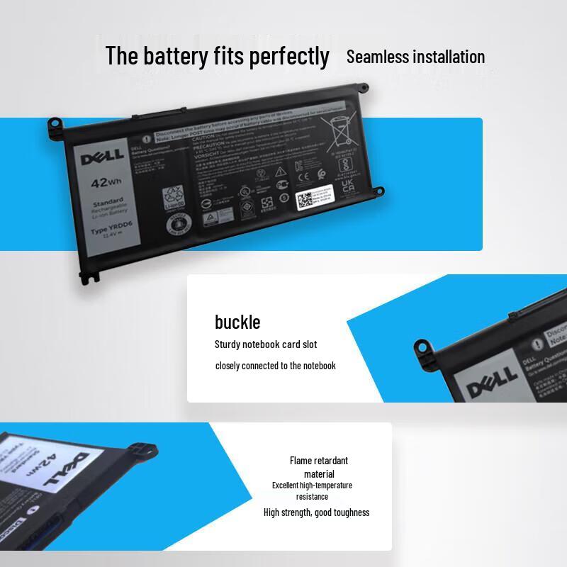 Dell Original Laptop Battery for Inspiron/Vostro (3-cell 42Wh)