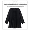 2026 Spring and Autumn New Large Size Tummy-Covering Slimming Top with Stylish Design, Chiffon Long-Sleeve Women's Top