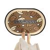 Cartoon Puppy Bathroom Diatom Mud Floor Mat Water Absorption Non-slip Wear-resistant Bathroom Household Oval Door Mat Toilet Mat