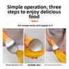 Wielofunkcyjna Obieraczka do Owoców Praktyczna Obieraczka do Mango Separator do Obierania Łyżka do Mango Awokado Owoc Narzędzie Kuchenne Gadżety Domowe