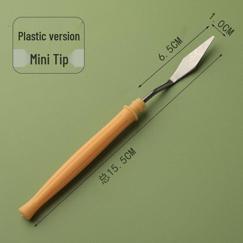 Oil Pastel Art Scraper Set: Stainless Steel One-Piece Tool for Pastel Art