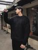 Men's Autumn/Winter White Mink Velvet Loose Sweater - Cool, Soft, and Simple