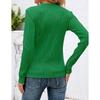 Women Collage Pullover Long Sleeved Round Neck Slim Fit Women's T-shirt