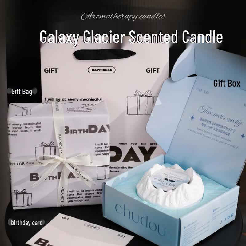 LIEI Glacier Star River Scented Candle Gift Set