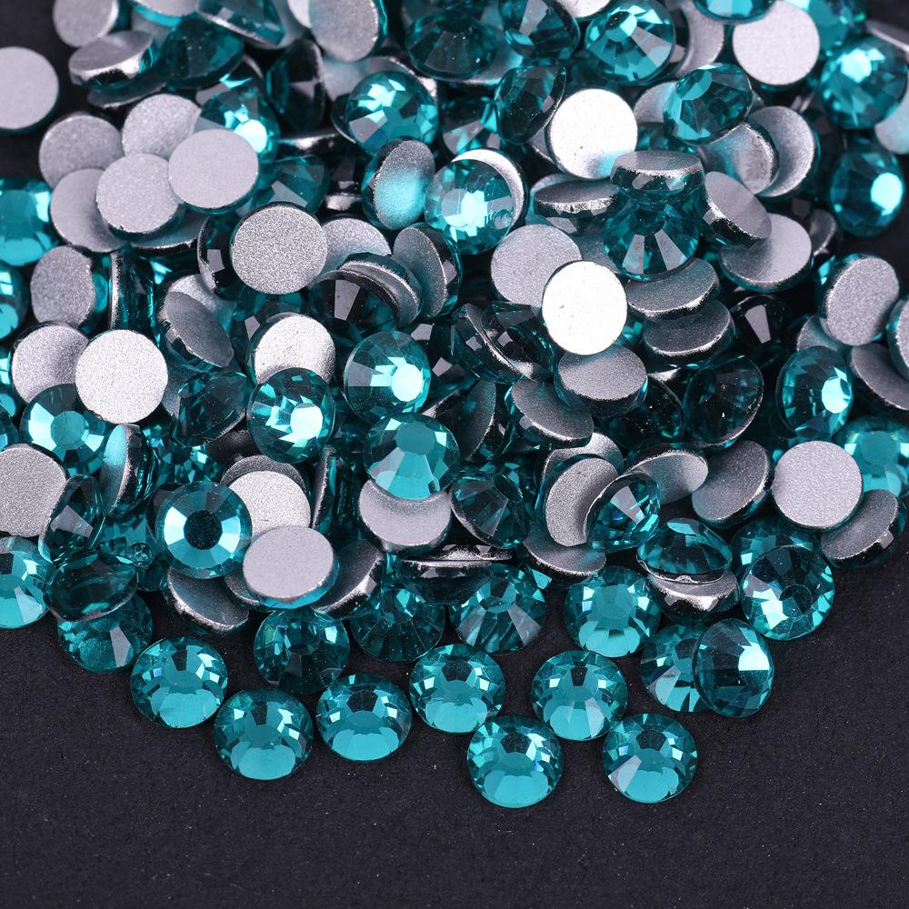 

Weichen Новый круглый плоский цветной бриллиантовый чехол для мобильного телефона с рисунком ногтей со стразами стеклянные ювелирные изделия аксессуары SS40# -144PCS