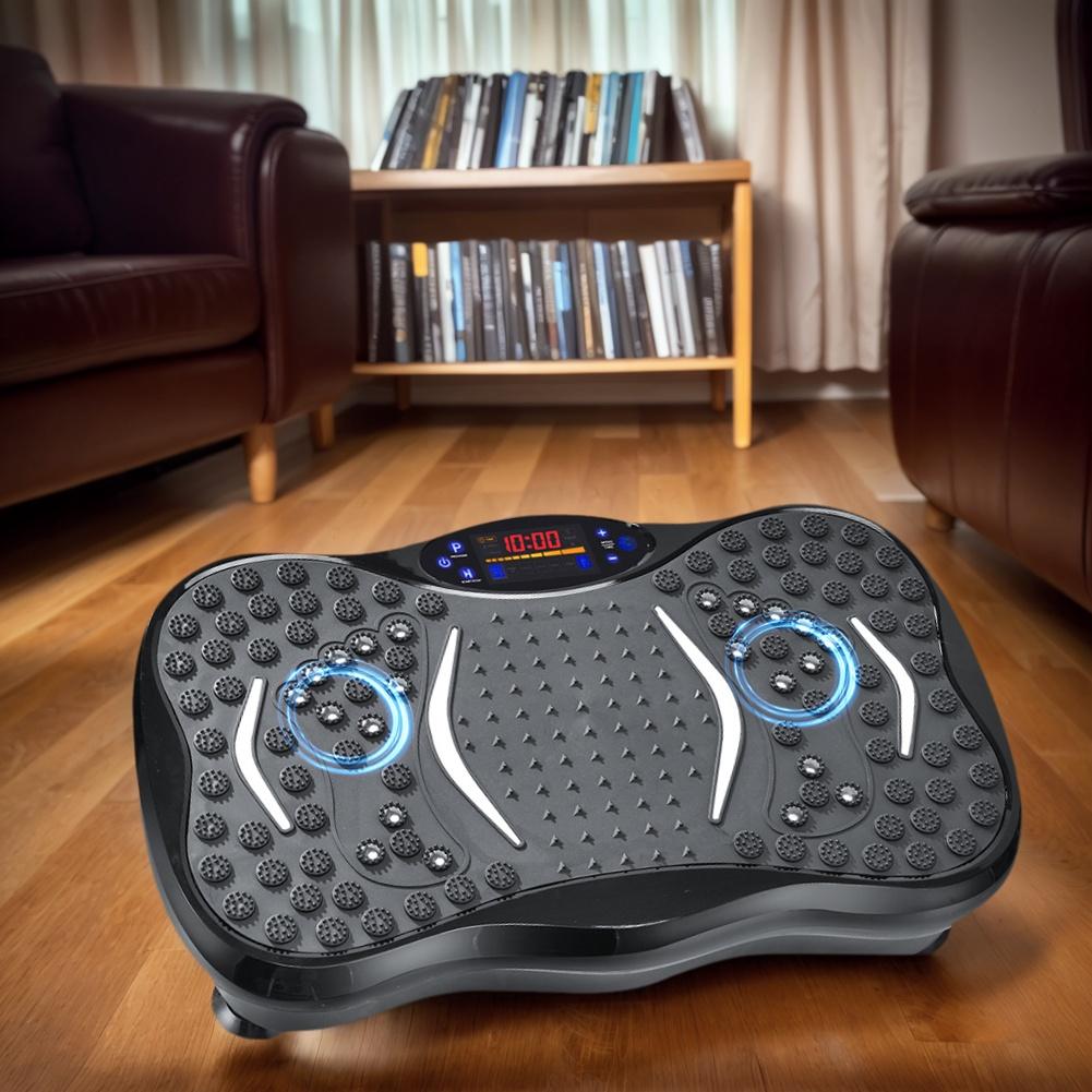Vibration Plate Exercise Machine Bluetooth-Compatible Full Body Shaker Adjustable Speed Workout Vibrate Stand for Men Women