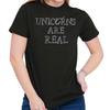 Unicorns Are Real Chubby Believe Magical Womens Ladies Short Sleeve T Shirt