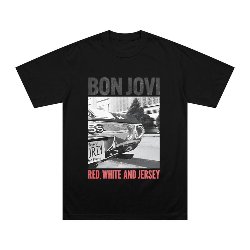 

Футболка Bon Jovi FOREVER Повседневная Мужская Женская Хип-Хоп Короткий рукав Футболка Стиль Харадзюку Мода Унисекс Хлопковая Одежда Уличный стиль XS чёрный