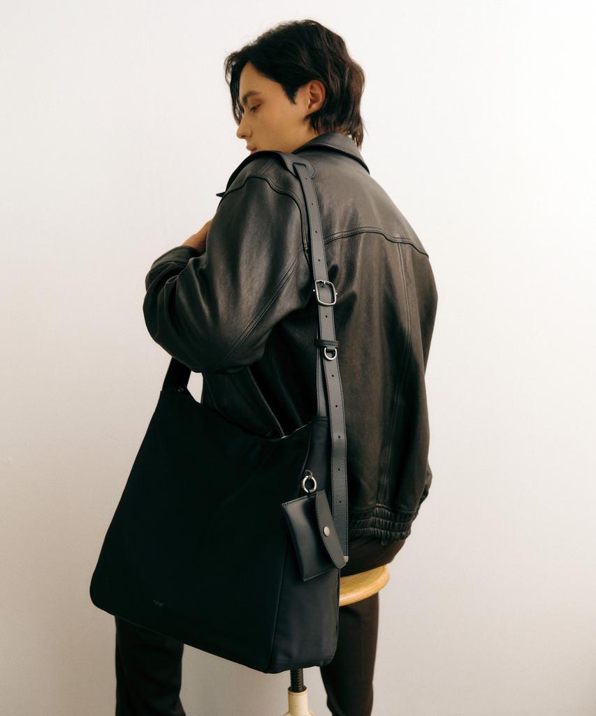 Jillstuart Men Acc Black Nylon 2-Way Shoulder Bag (Card Holder Included) Juba5F932Bk