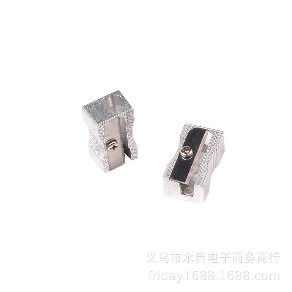 Aluminum Alloy Geometric Pencil Sharpener for Students
