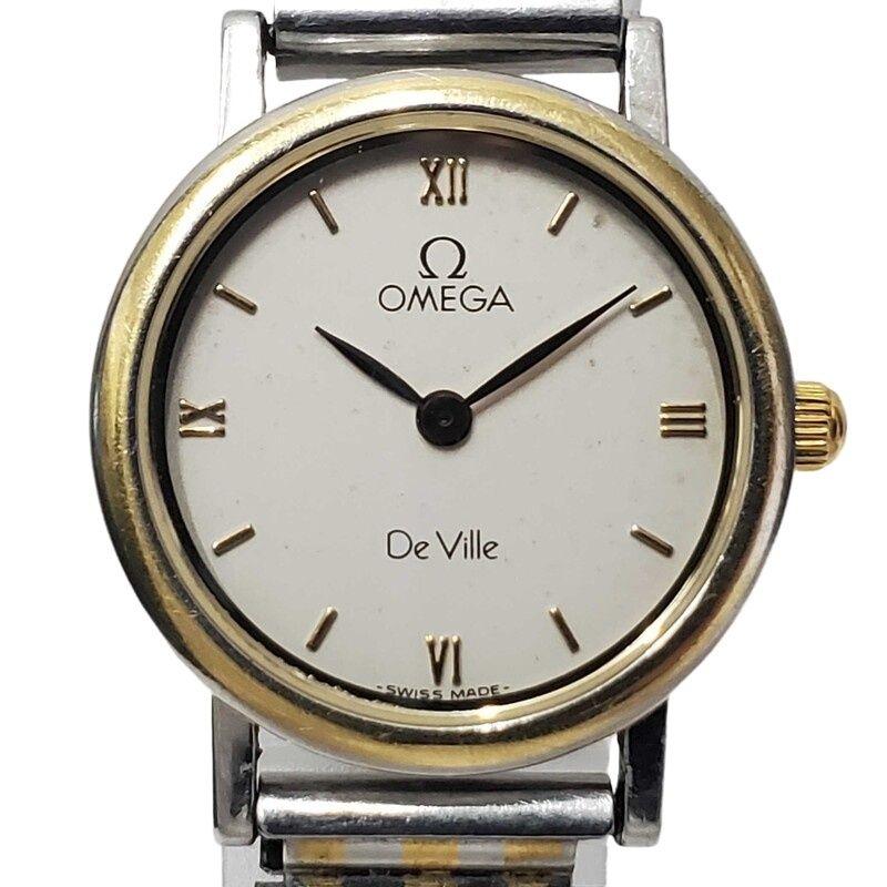 Used OMEGA De Ville 595.1111 Women s Watch Quartz Silver Dial Unused Item [Used Item] 32607K31