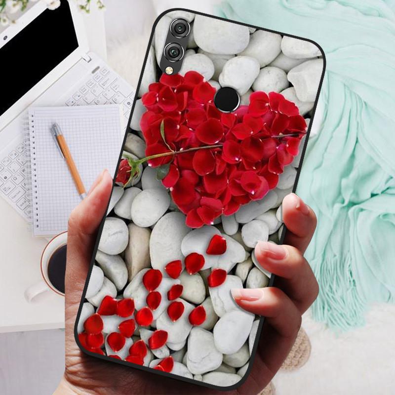 For Huawei honor 8x Case Silicone Luxury Cat Marble Soft Bumper Cover for Huawei honor 8x Max Protective Capas honor8x Max Funda