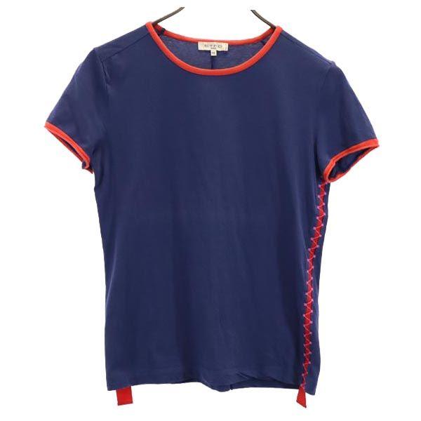 Etro Made In Italy Short Sleeve T-shirt 44 Zen System Side Design Women Used