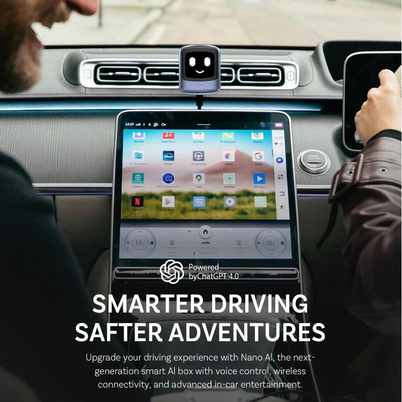 AI-powered Intelligent Voice Interaction with CarPlay and Aibox Commands.