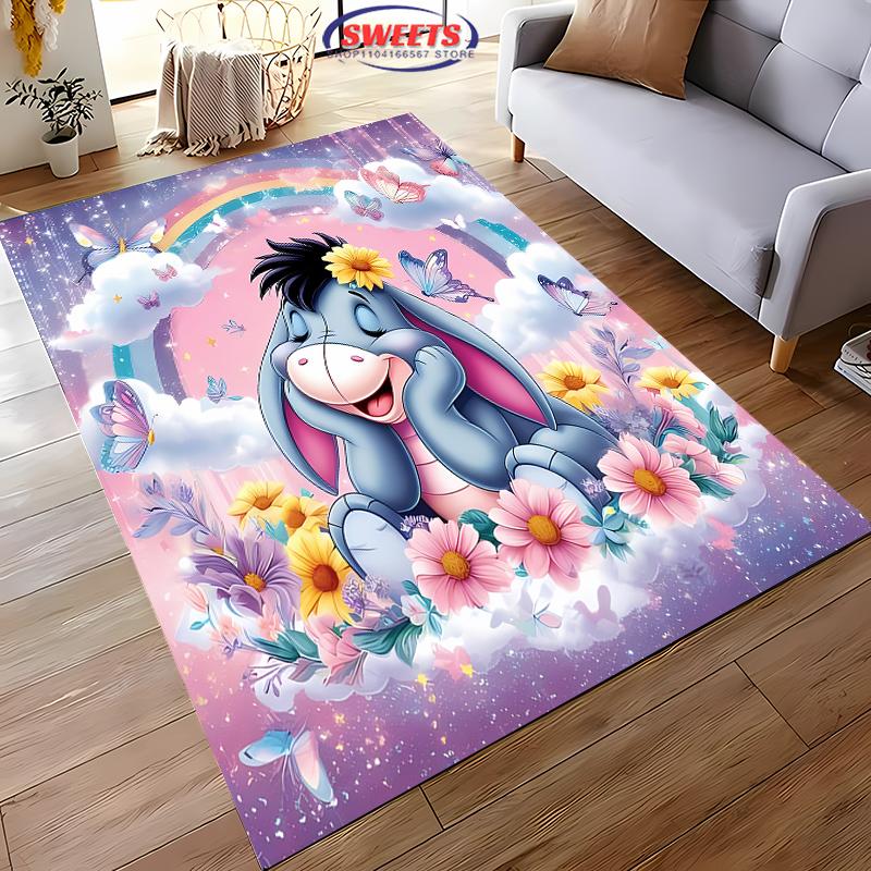 Neue Regale ! Beliebter Winnie Puuh I-Aah Teppich, Wohnzimmer Schlafzimmer Büro Kinderzimmer der Wahl, Rutschfeste Waschbare Matte