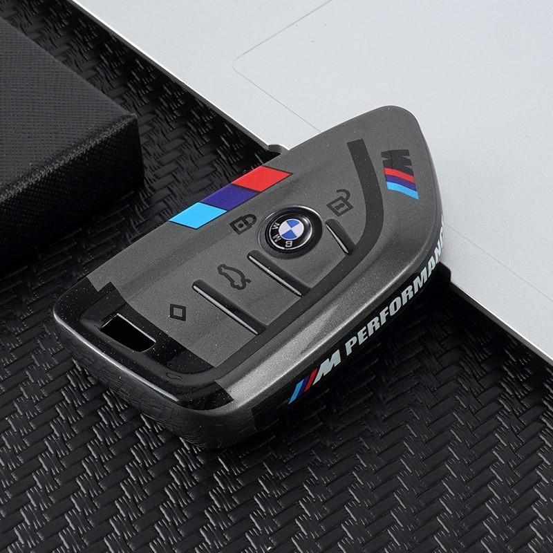 Car Key Cover Case Keychain Shell Bag for BMW X1 X3 X4 X5 F15 X6 F16 G30 7 Series G11 F48 F39 520 525 f30 118i 218i 320i sticker