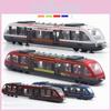 Premium Alloy High-speed Subway Train Model Slide Toy For Kids In Random Colors