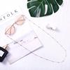 Woman Fashion Round Beaded Anti-slip Eyeglasses Chain
