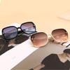 Oversized Fashion Sunglasses Large Frame Gradient Lens Sun Glasses Ombre Modern Tinted Simple Style Women UV400 Travel Eyewear