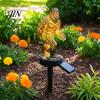 Luce Statua Drago Solare, Luce da Giardino, Statua Selvaggia, Scultura Uomo Selvaggio, Scultura Tridimensionale Resina Decorazione Notturna da Esterno per Patio Giardino