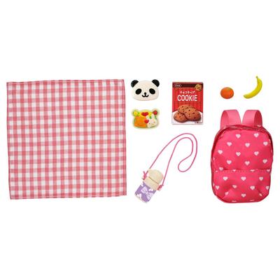 TAKARA TOMY Exciting Excursion Pretend Play Ages 3 and Up Licca-chan LG-10 Set, Dress-Up Toy,