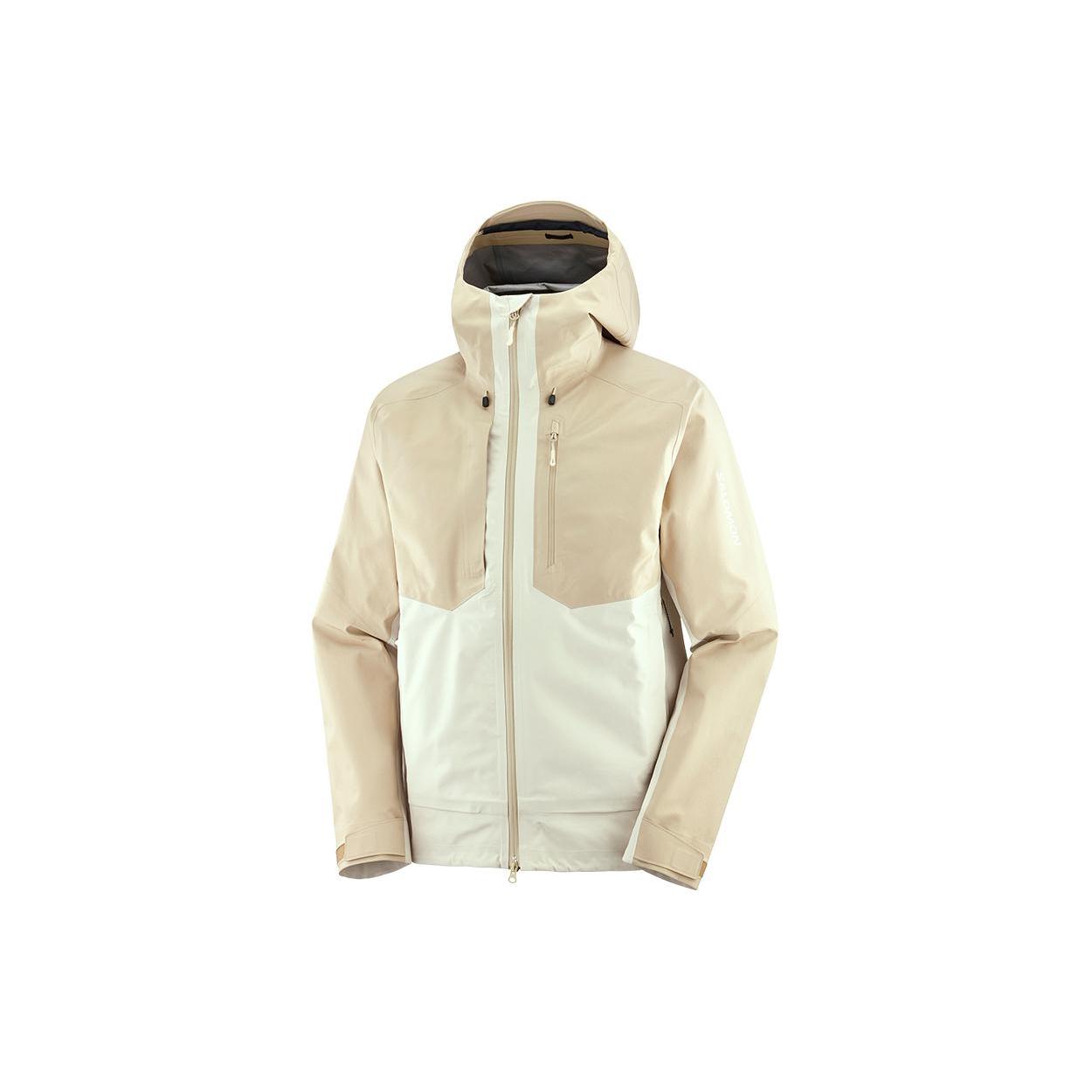 

New SALOMON OUTLINE 3L GTX® SHELL Jackets Coats Men s Earth Gray LC2216400 M