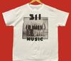 311 Bandmusik För Älskare Vit T-shirt Bomull Full Storlek Unisex T-shirt