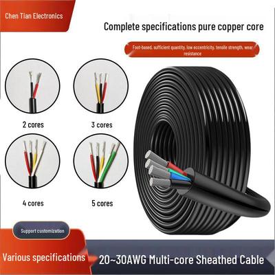UL 2464 Mehraderkabel, 2-8 Adern, Verzinnter Kupferdraht, 12-30 AWG Stromverkabelung