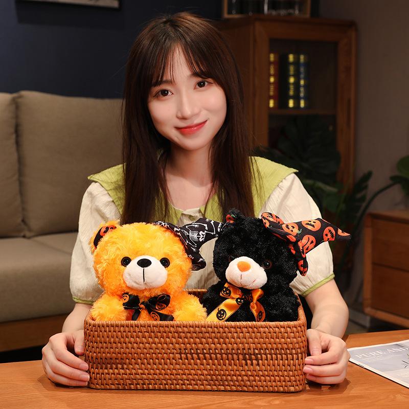 Halloween Miś Pluszowa Zabawka Wielkanoc Dziecięce Lalki Szmaciane Zabawne Rekwizyty na Imprezę Prezent Miś