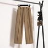 Dimanaf 2025 Autumn Plus Size Corduroy Trousers New Women Clothing Fashion Loose Pleated Vintage Pants