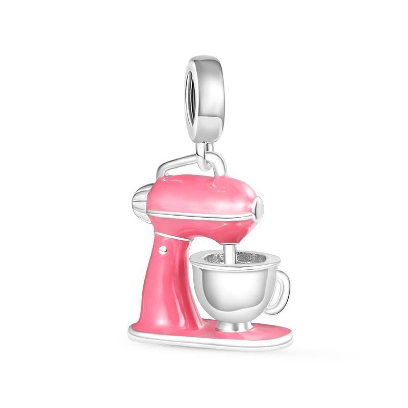 New Copper Colorful Fruit Birthday Cake Milk Burger Chili Pendant Charm Bead Fit For Original Bracelet Diy Women'S Jewelry