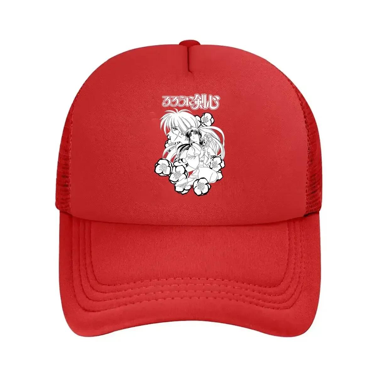 Anime Flowers Artistic  Inspired Unisexga Character Design Mesh Baseball Cap One Size