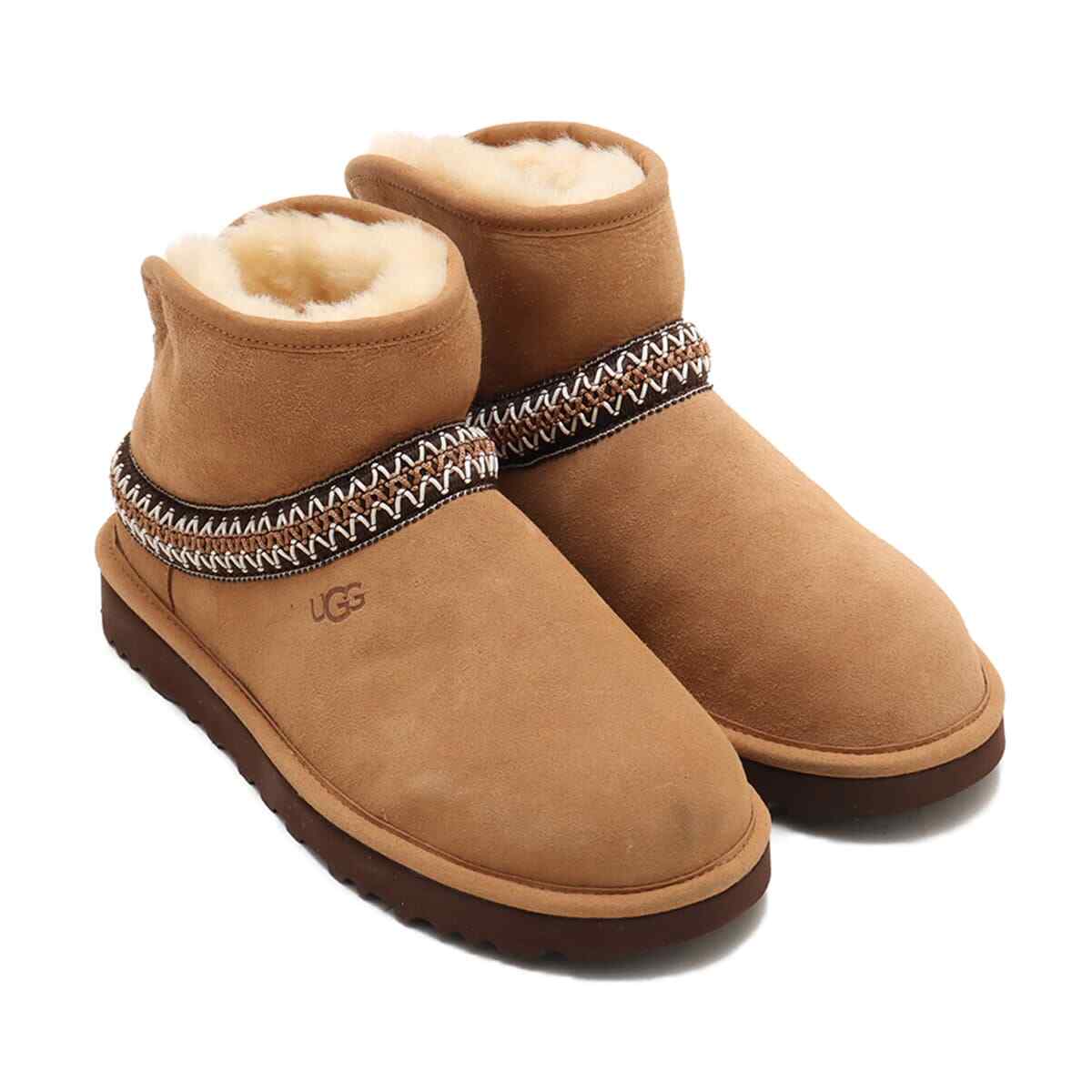 1158262-che UGG Women s Classic Mini Crescent Camel (Women s) 6W