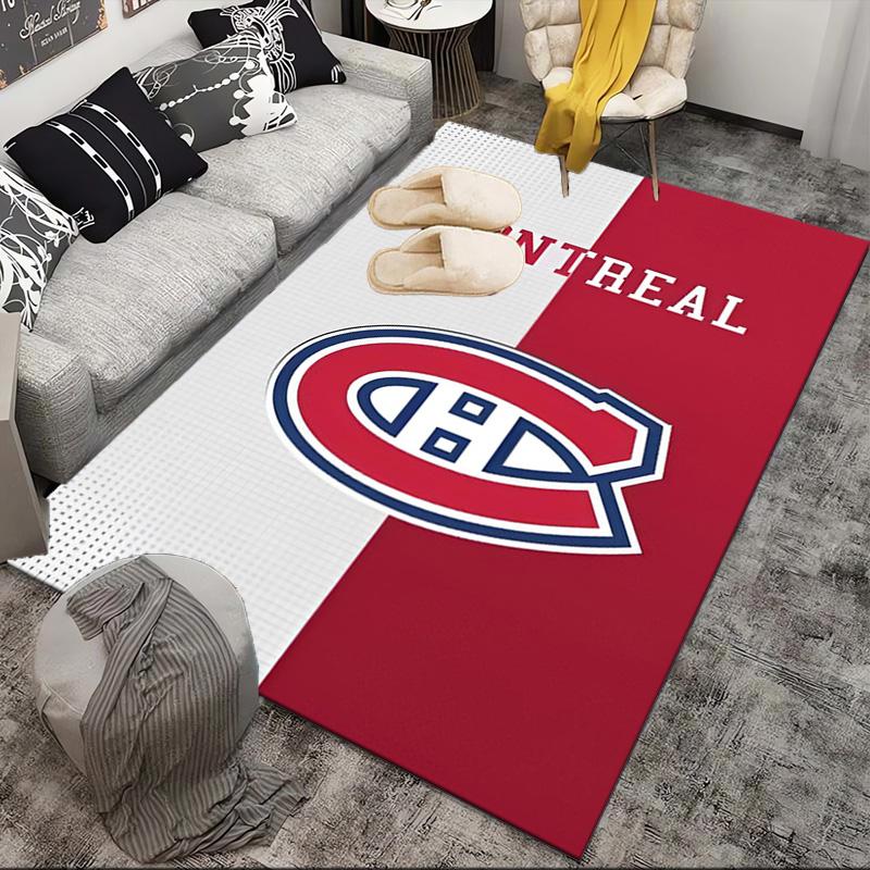 Canadiens Hockey Team Area Rug Suitable for Indoor And Outdoor,Carpets for Kitchens, Homes, Offices, Living Rooms,Home Decor,Christmas Gift