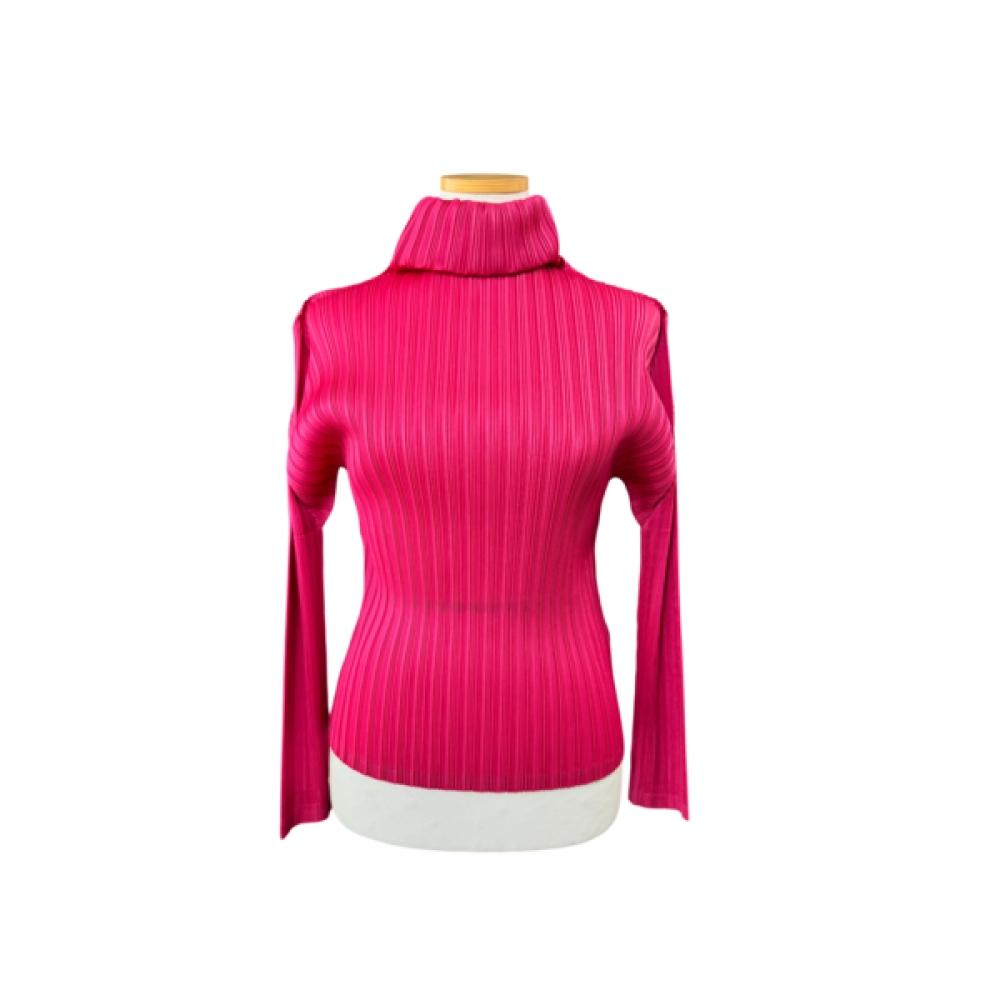 LA VITA JUNKO PleaTed High Neck T 3 Line lswTs005