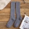 Soft Plush Knee High Socks for Women Cozy Indoor Floor Socks Fuzzy Winter Sleep Socks Comfortable Lounge Socks for Home Use