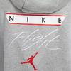 Jordan Flight Fleece Hoodie Women Tops Gray DB9067-063