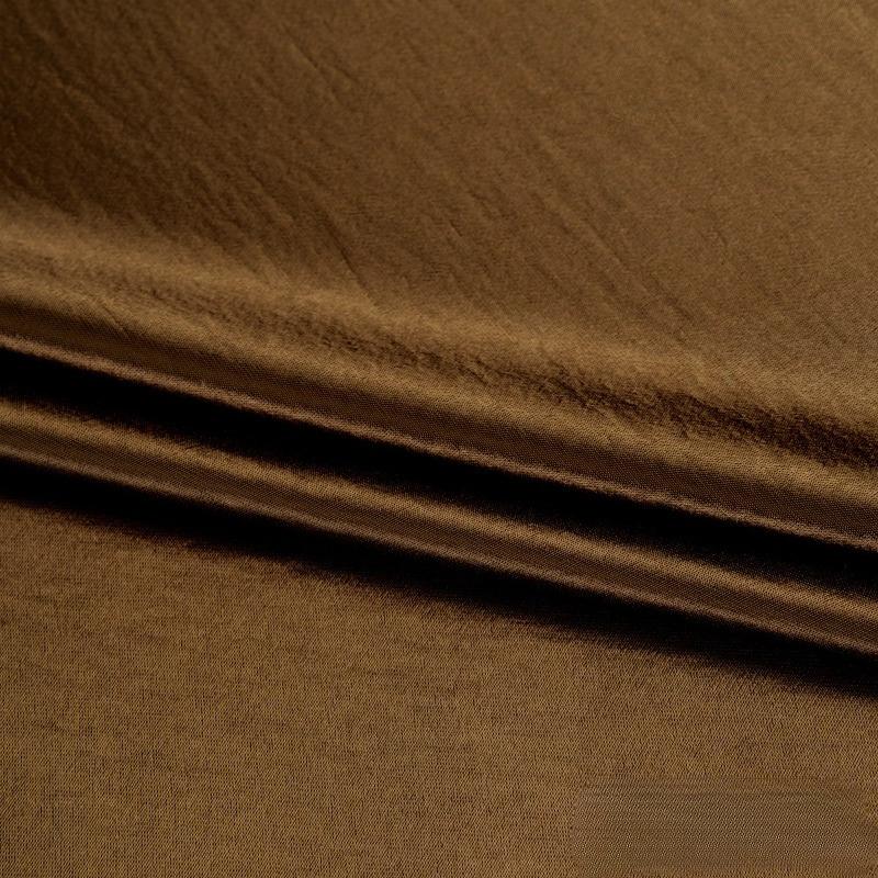 Chinese Style Lustrous Acetic Acid Gold Lustrous Satin Fabric Water Light Satin Natural Pleated Texture Drape Fabric Textile