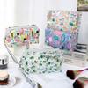 Storage Organizer Pvc Transparent Wash Bags Fruit Printed Cosmetic Pouch Large Travel Cosmetics Storage Makeup Accessory