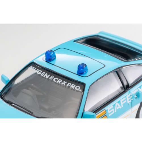 TOMYTEC Tomica Limited Vintage Neo 1/64 Scale LV-N318a Honda Ballade Sports CR-X MUGEN CR-X PRO Suzuka Circuit Safety Car Light Blue/White Finished Pr