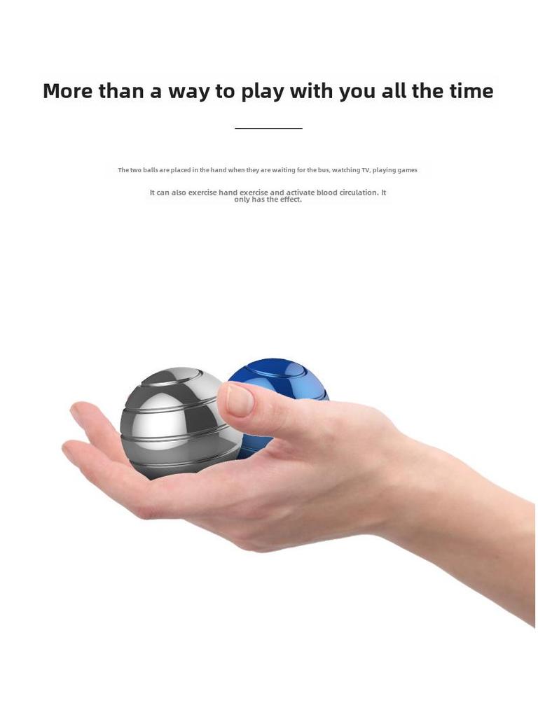 Rotating Desktop Ball Transfer Fingertip Gyroscope: Decompression Toy
